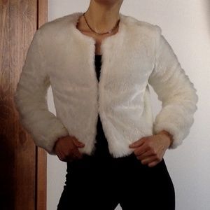 Furry White Jacket